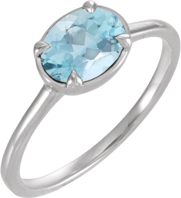 Claw-Prong Bezel-Style Solitaire Ring