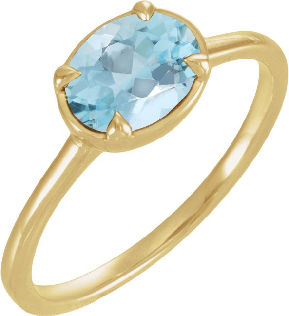 Claw-Prong Bezel-Style Solitaire Ring