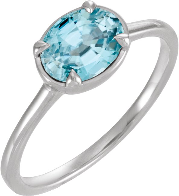 Claw-Prong Bezel-Style Solitaire Ring