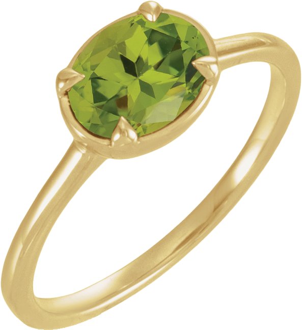 Claw-Prong Bezel-Style Solitaire Ring
