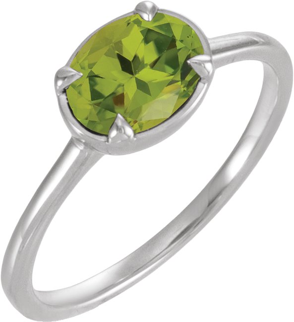 Claw-Prong Bezel-Style Solitaire Ring
