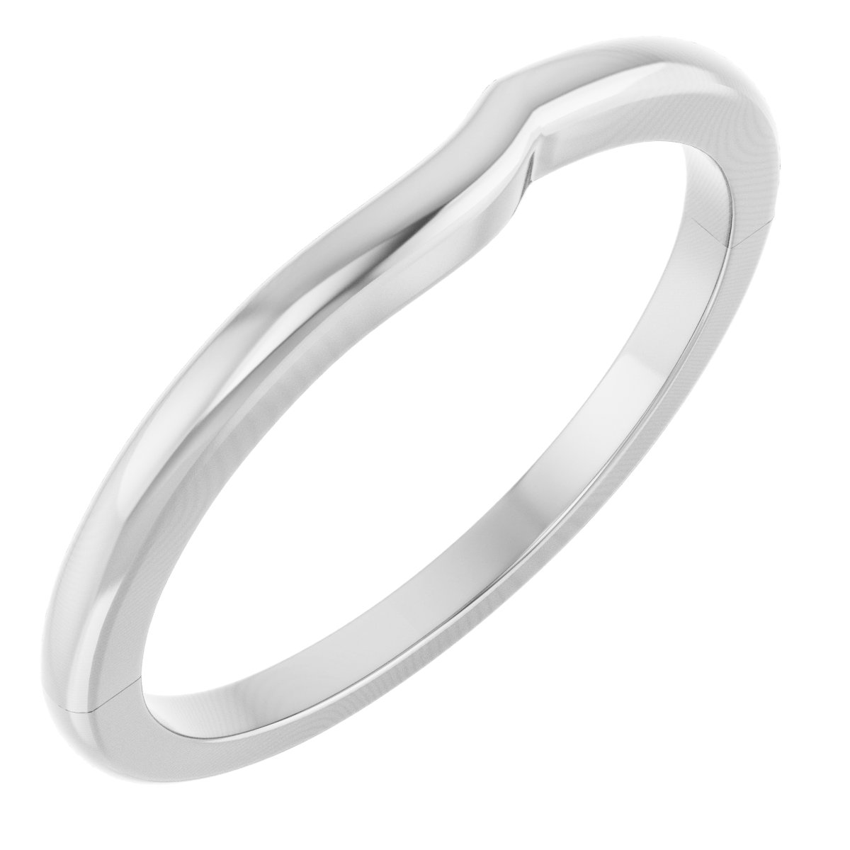 Half Bezel Solitaire Engagement Ring or Band