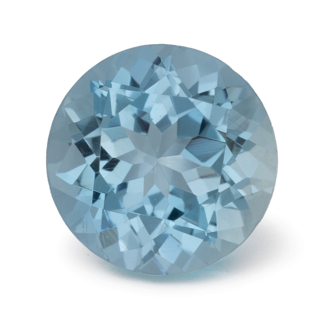ROUND 1.47ct Natural Aquamarine