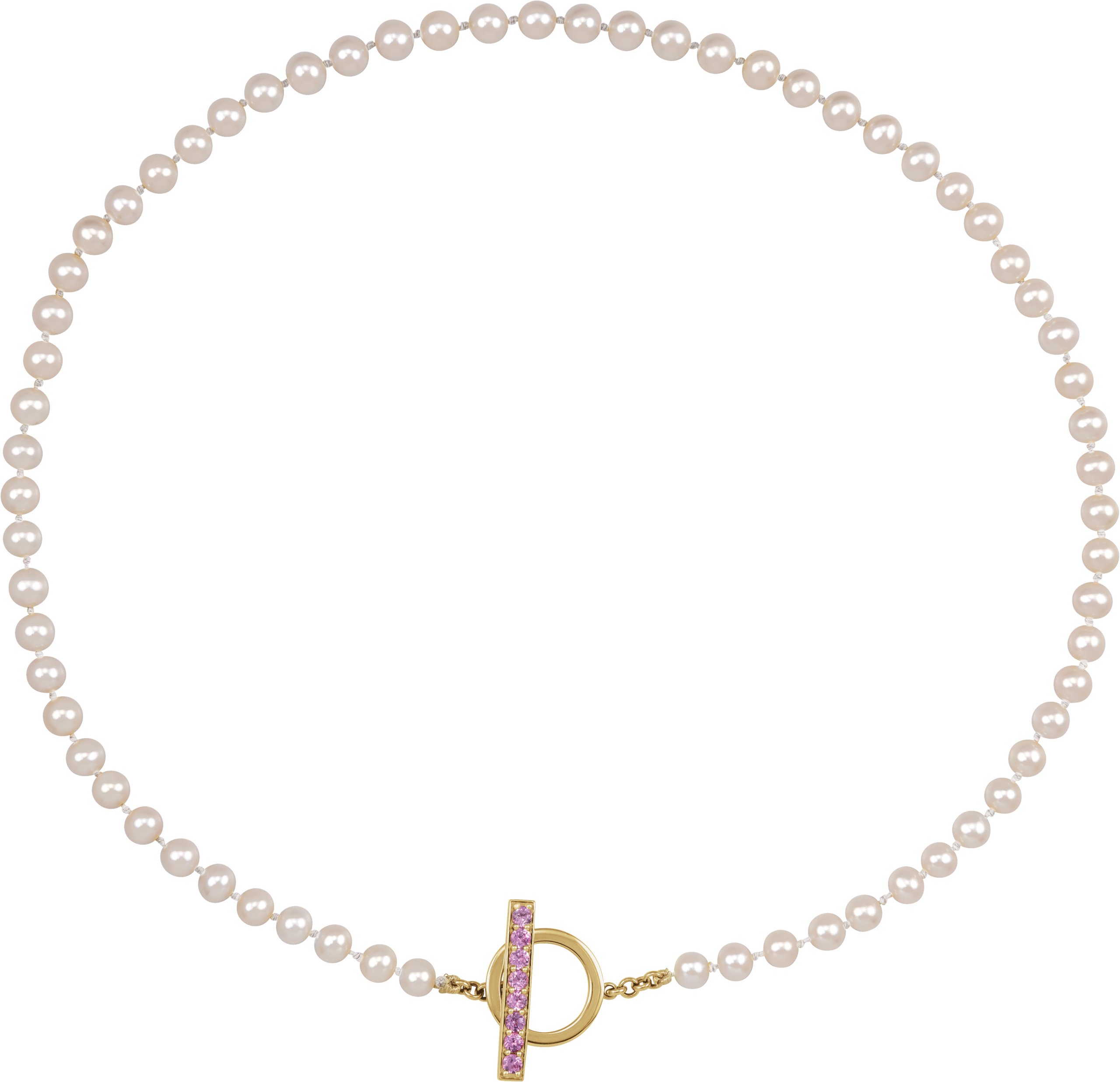 Accented Pearl Necklace