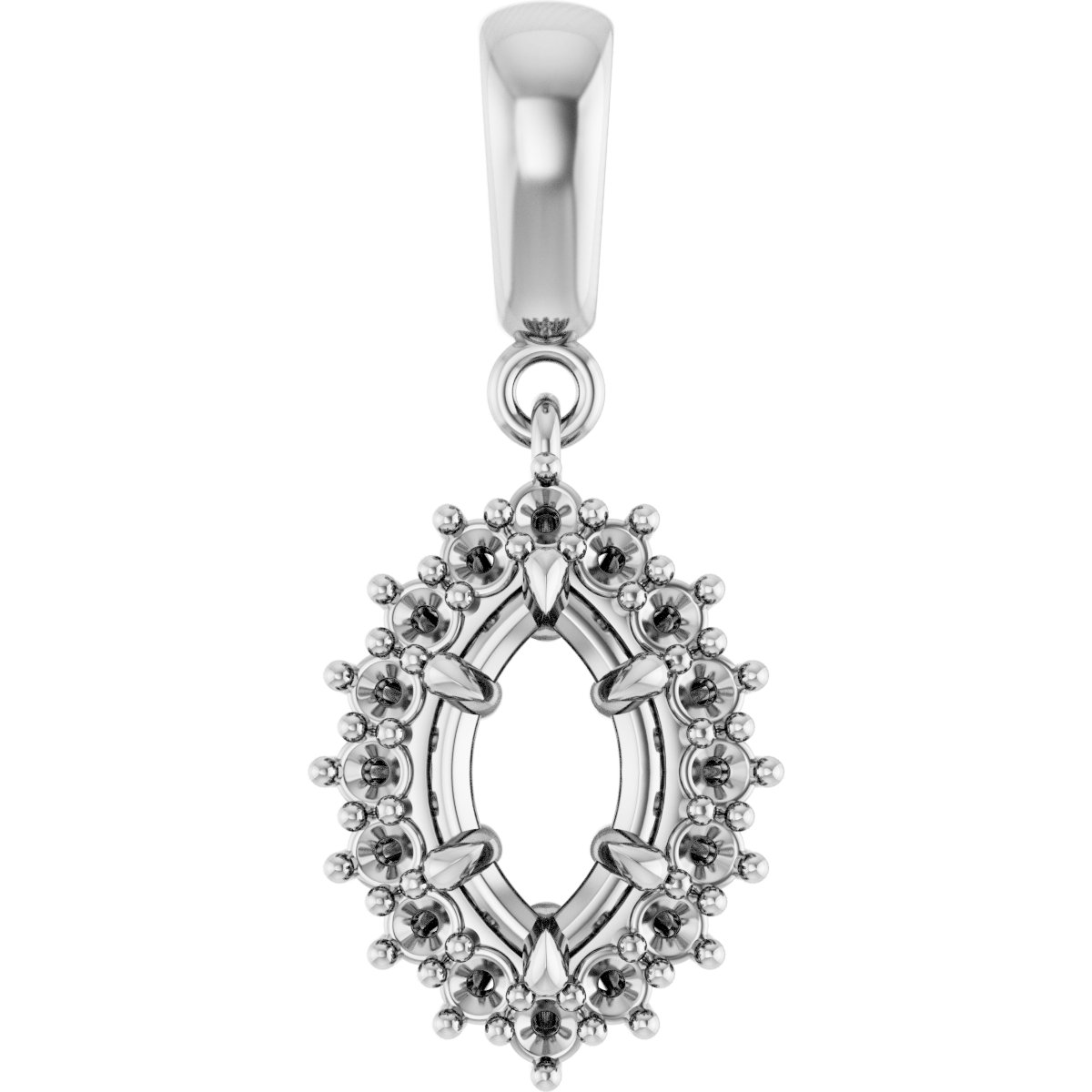 Halo-Style Pendant