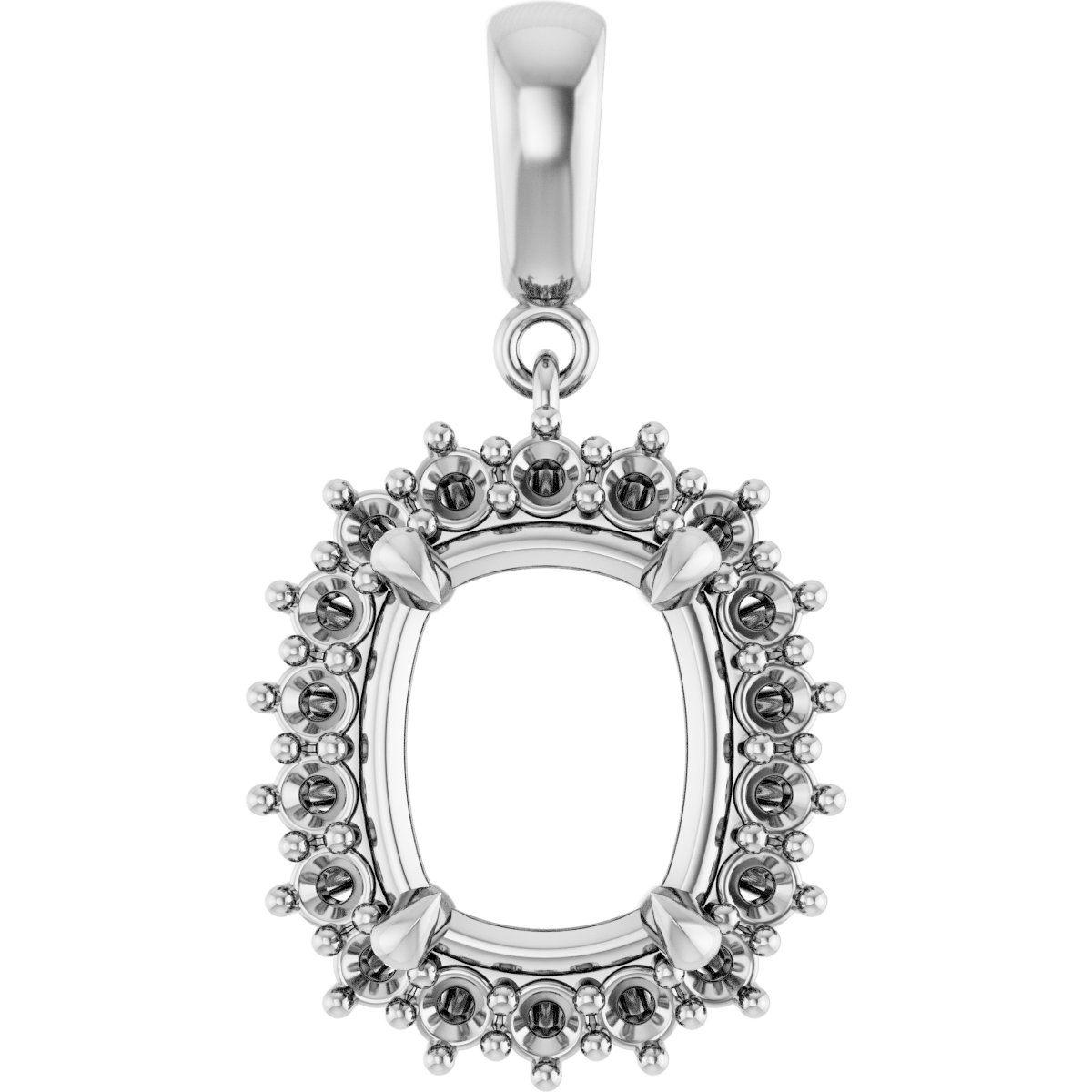 Halo-Style Pendant