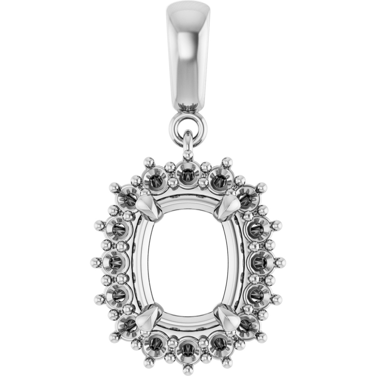 Halo-Style Pendant