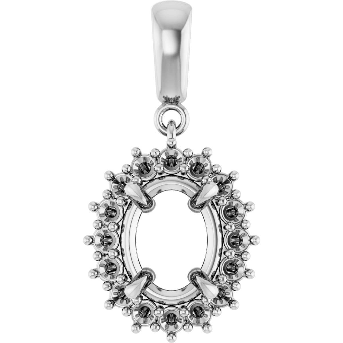 Halo-Style Pendant