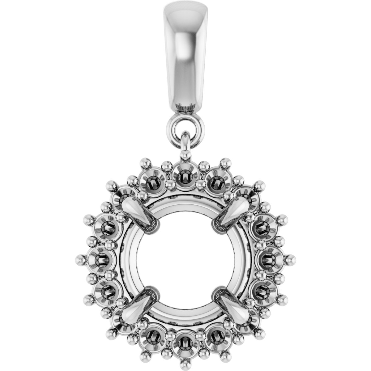 Halo-Style Pendant
