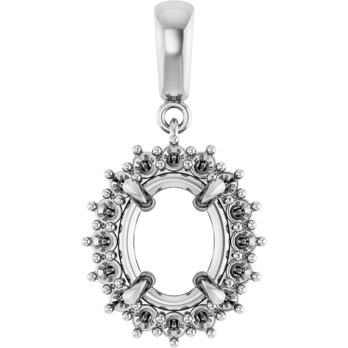 Halo-Style Pendant