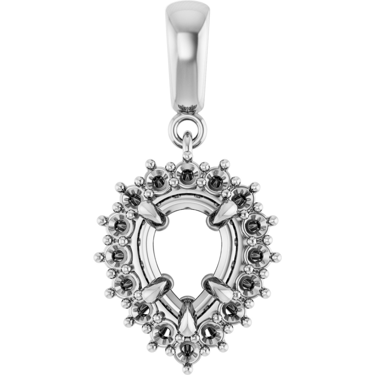 Halo-Style Pendant
