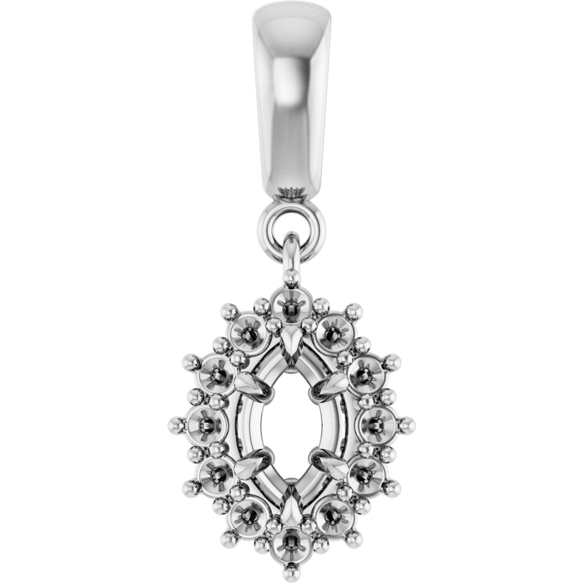 Halo-Style Pendant