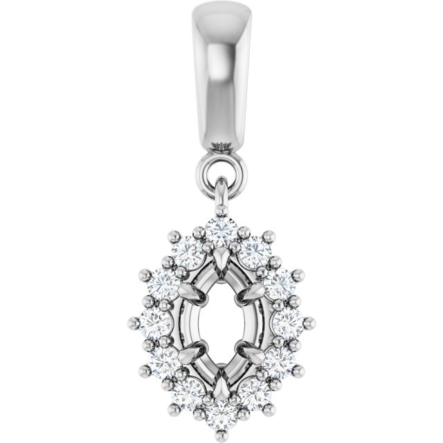 14k White Gold