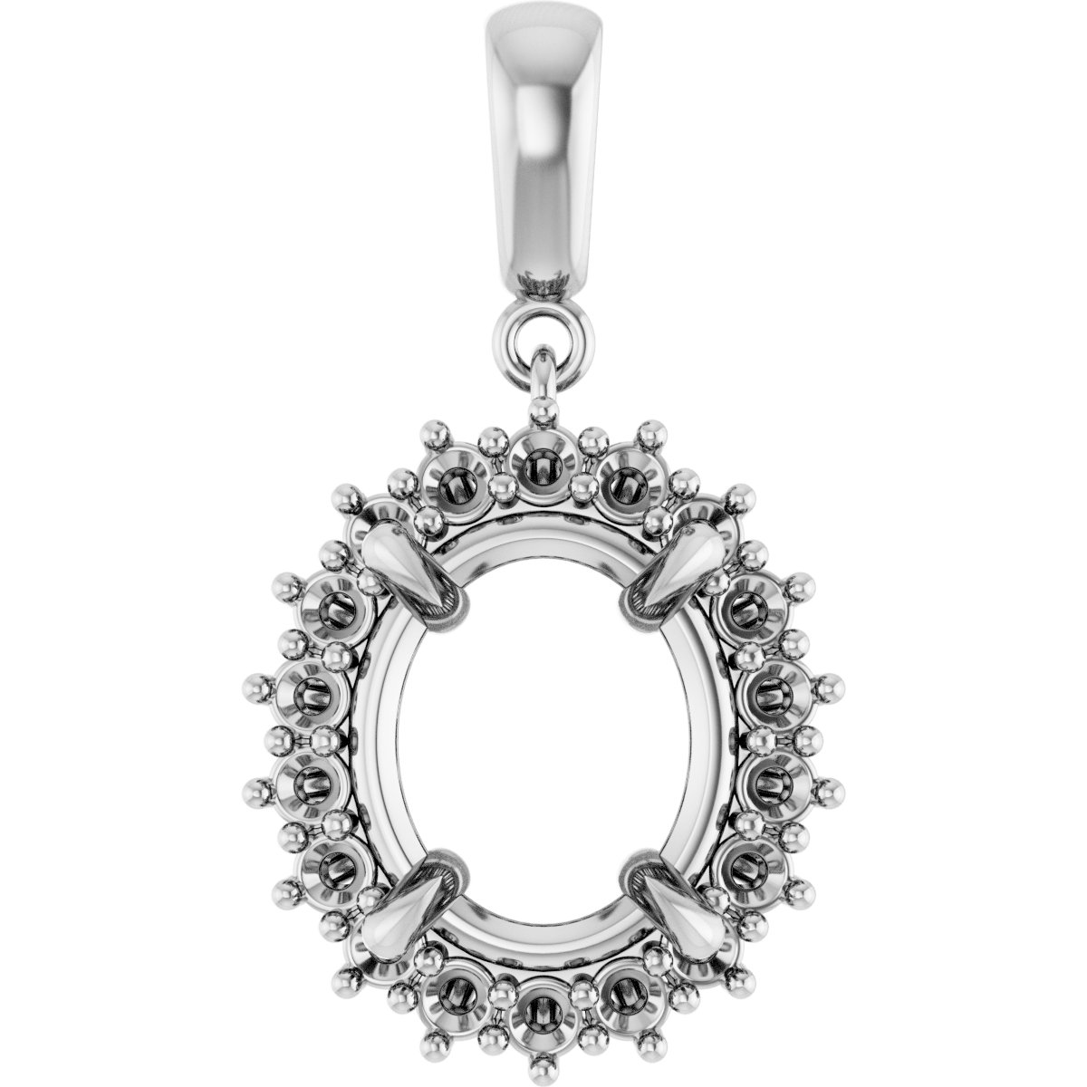 Halo-Style Pendant