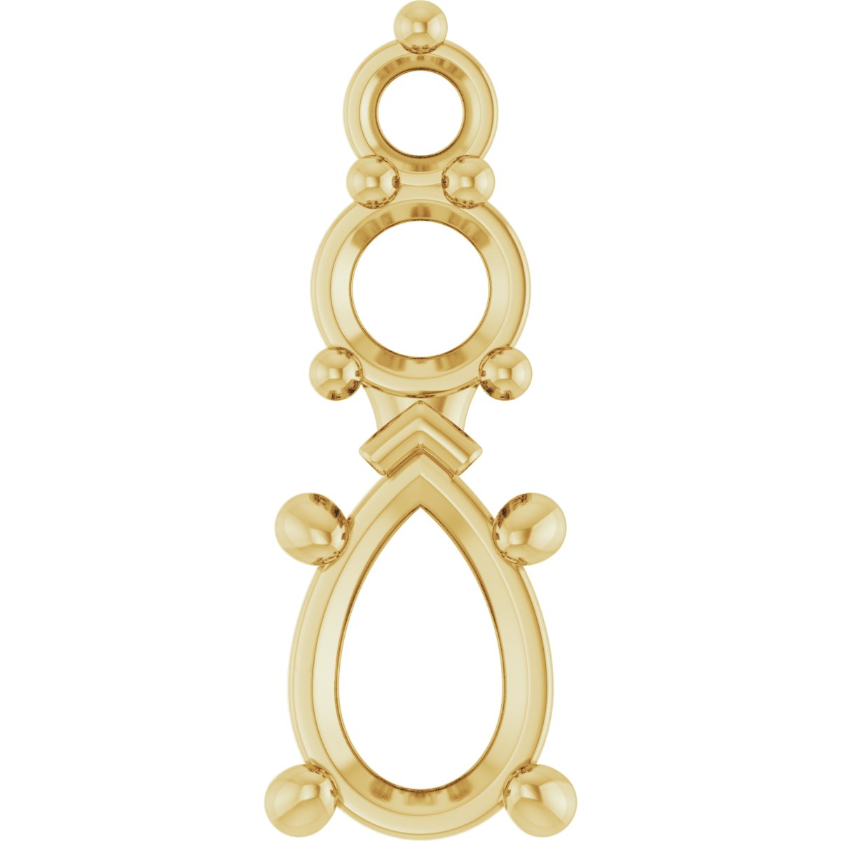 Graduated Accented Pendant