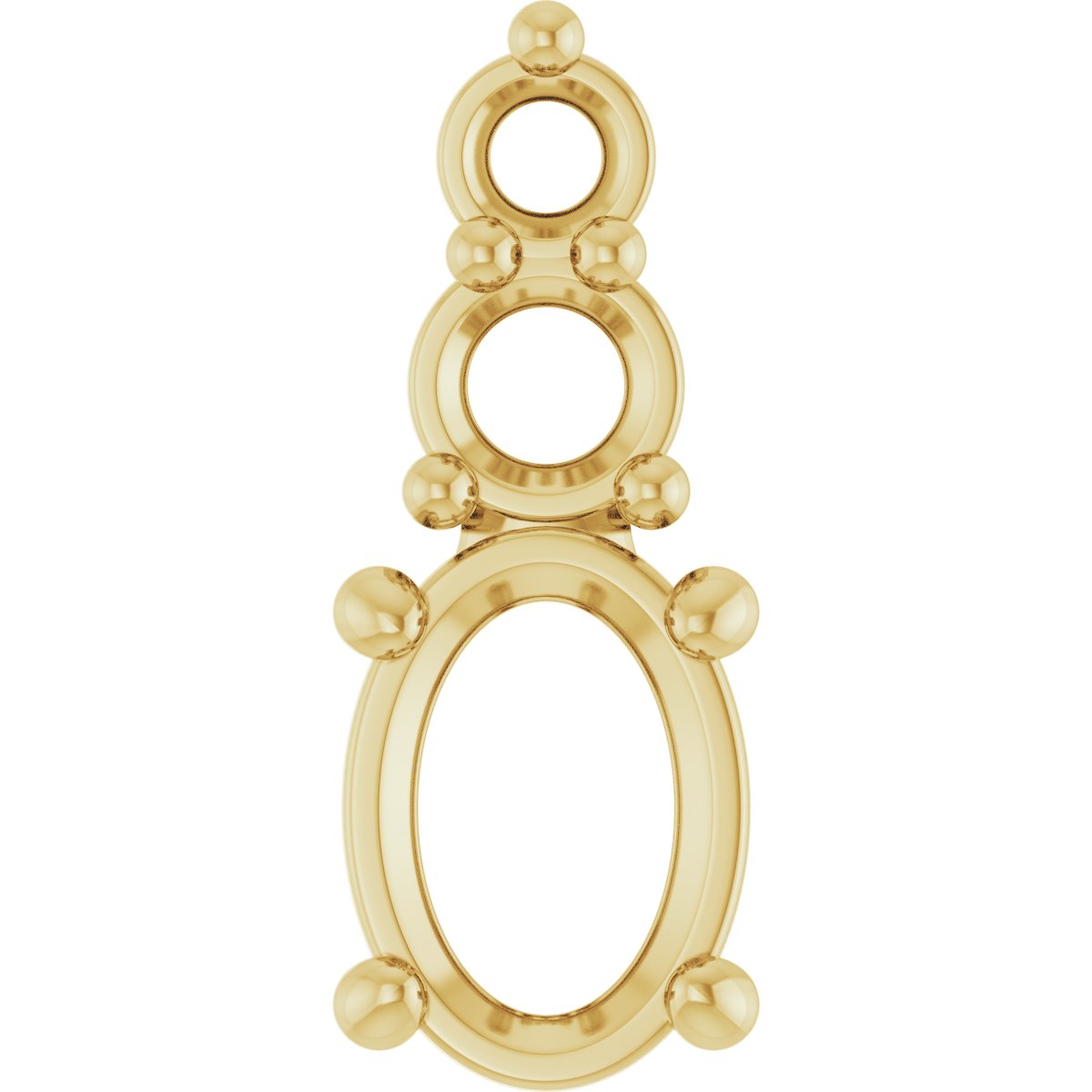 Graduated Accented Pendant