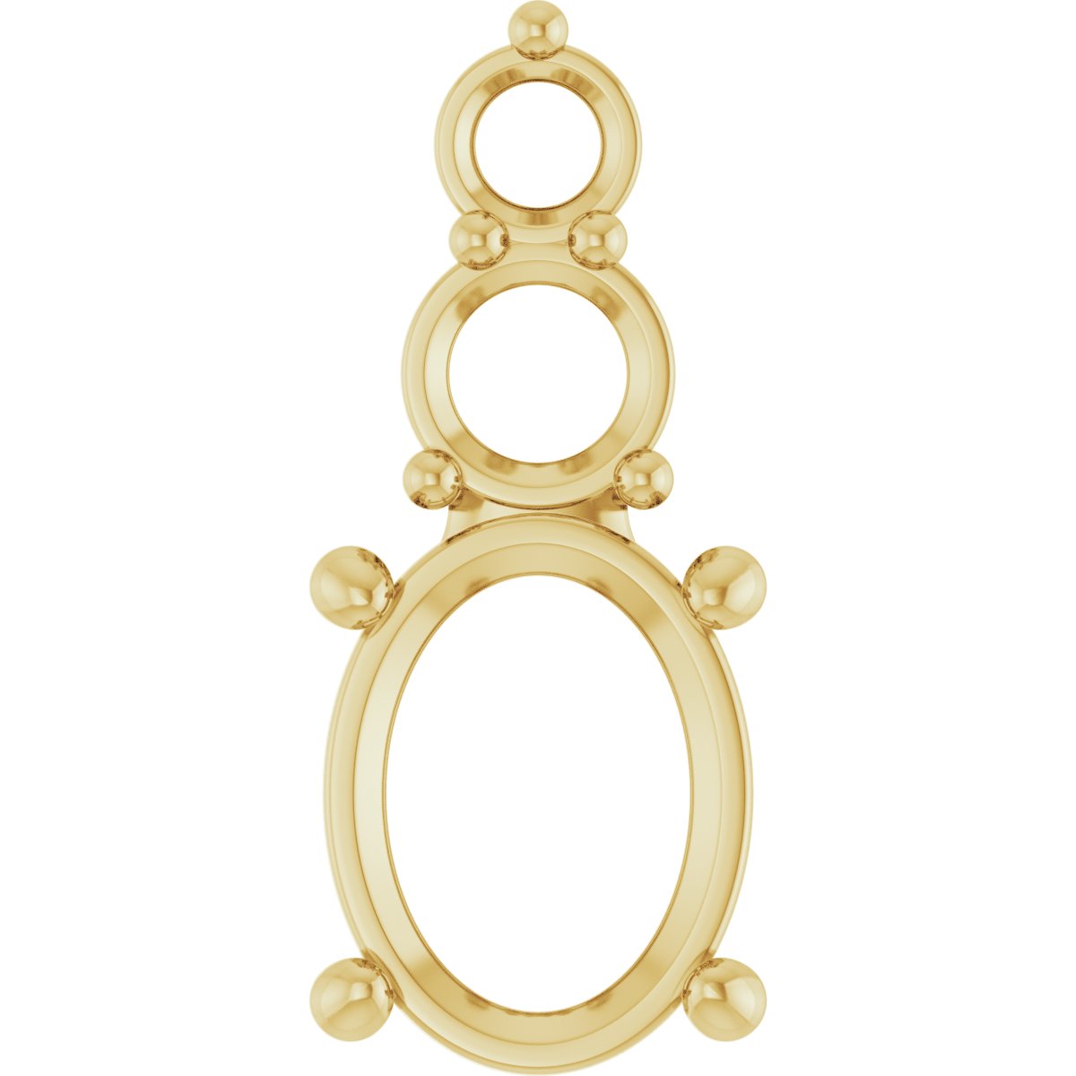 Graduated Accented Pendant