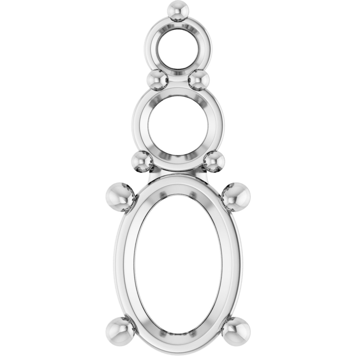 Graduated Accented Pendant