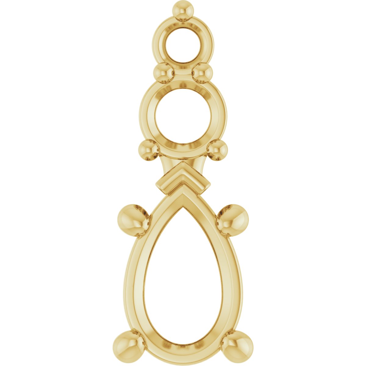Graduated Accented Pendant
