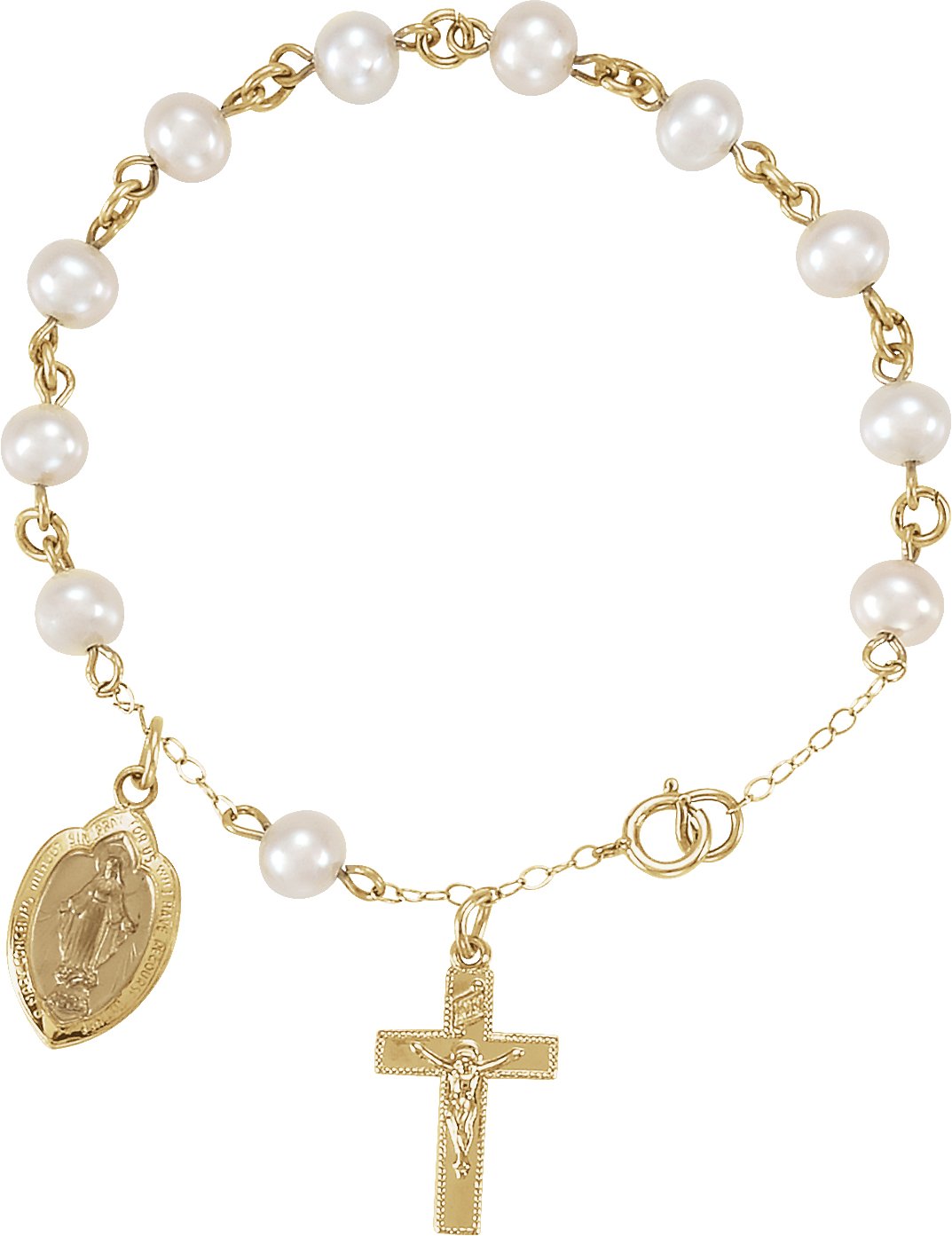 Freshwater Pearl Rosary Bracelet Ref 252460