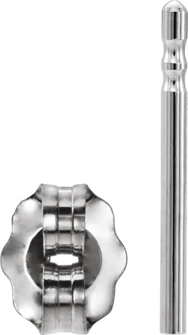 4.2 mm OD Friction Earring Post & Back Set