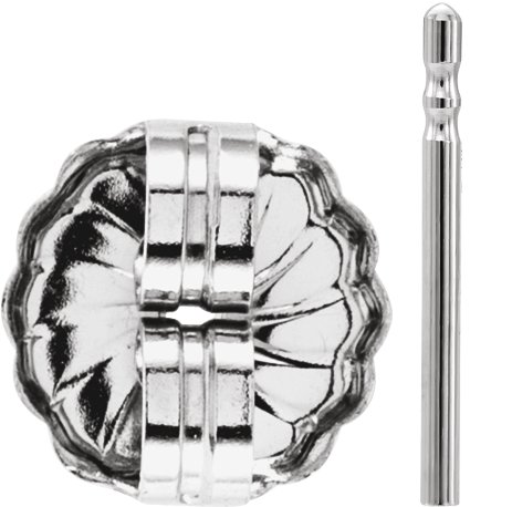 7.2 mm OD Friction Earring Post & Back Set