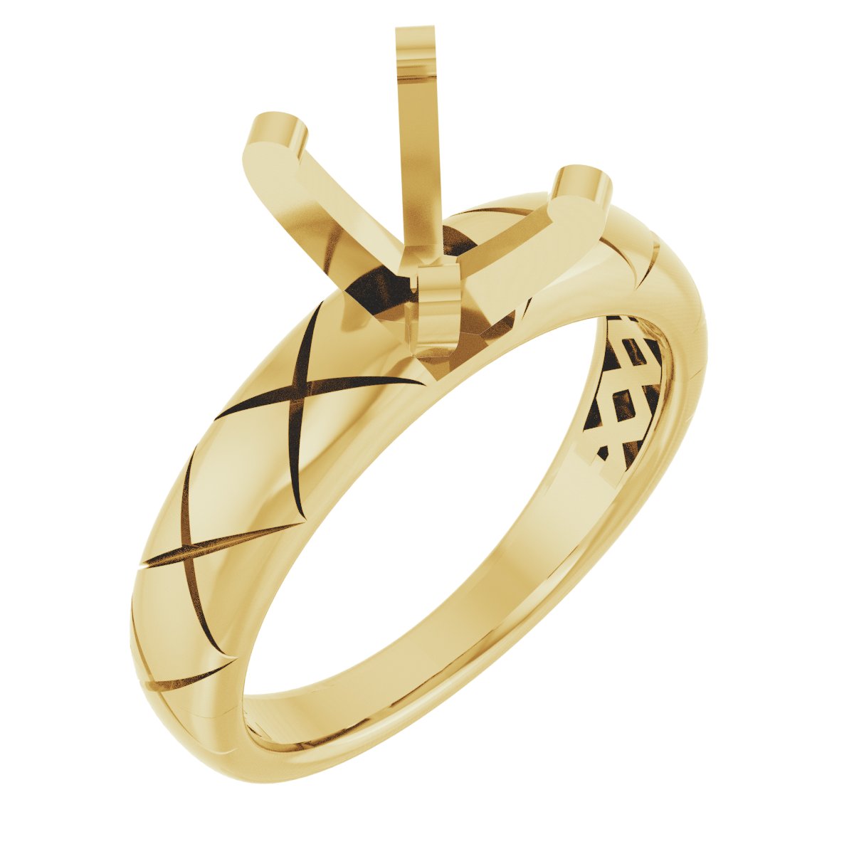 Solitaire Engagement Ring or Band