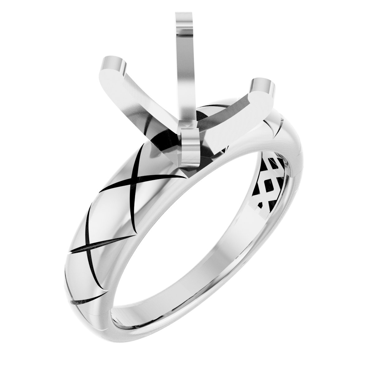 Solitaire Engagement Ring or Band