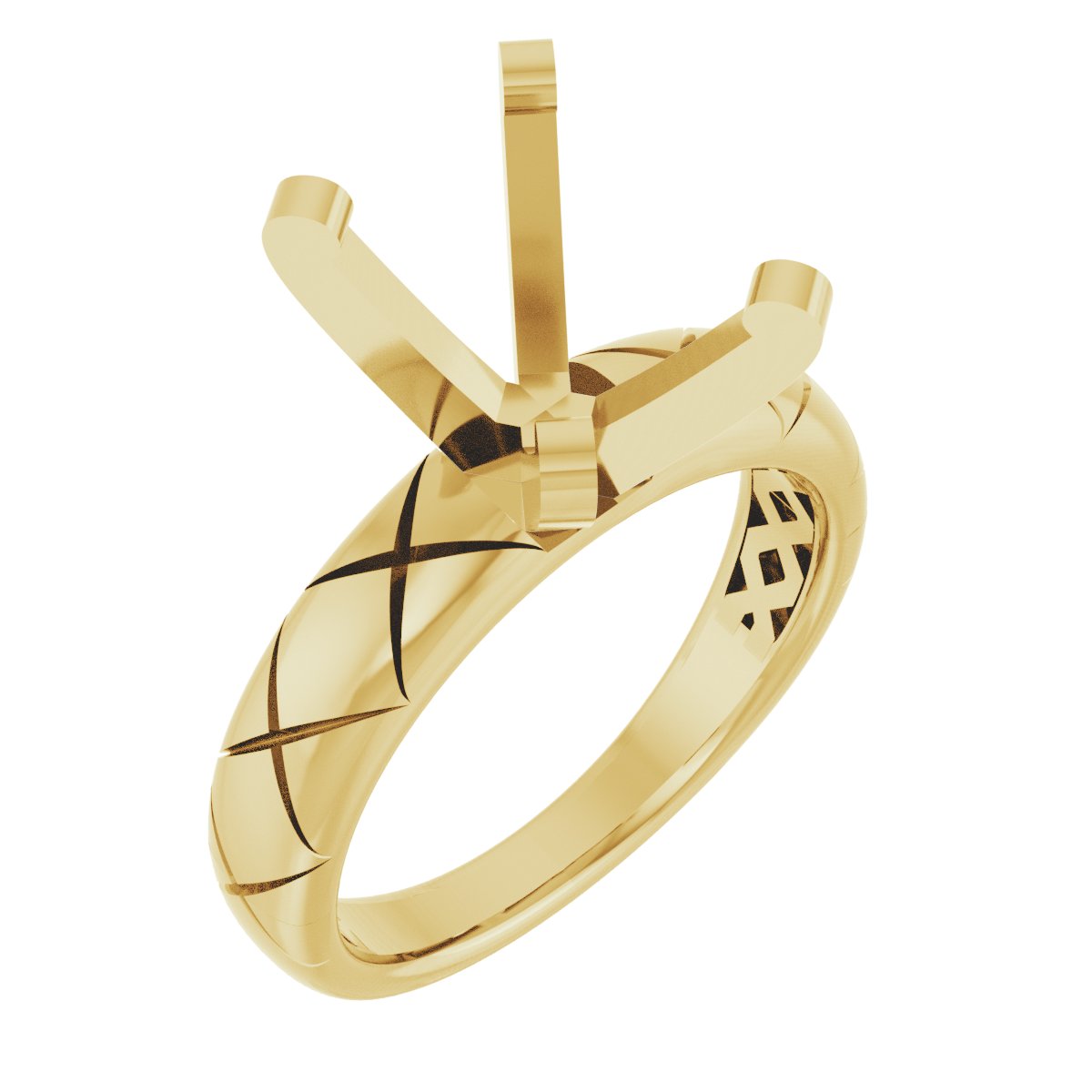 Solitaire Engagement Ring or Band
