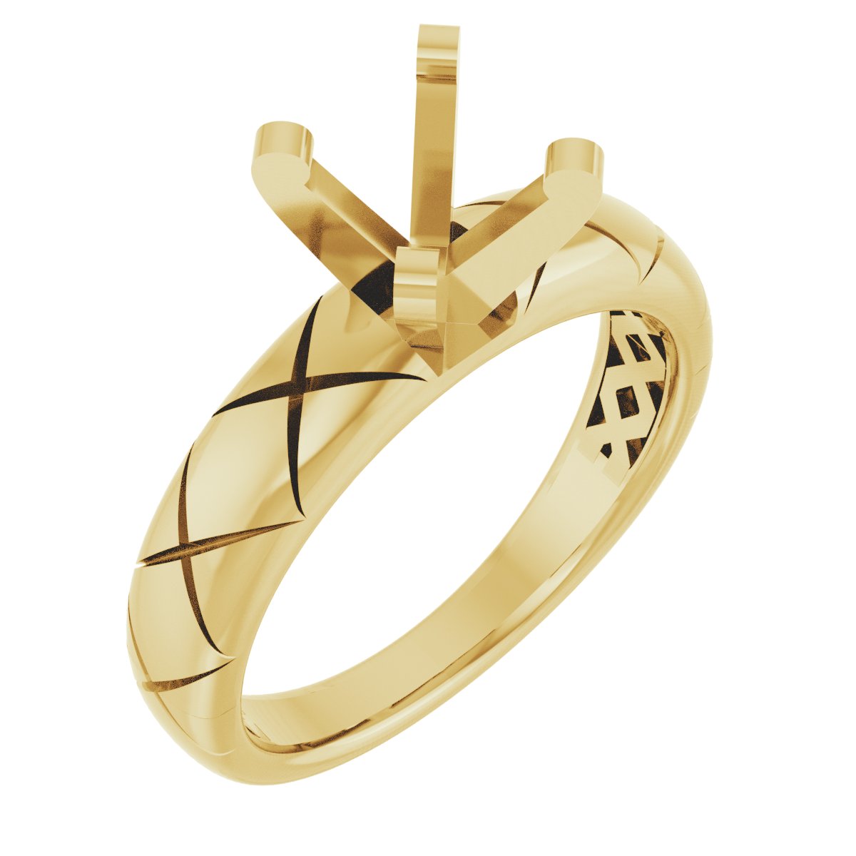 Solitaire Engagement Ring or Band