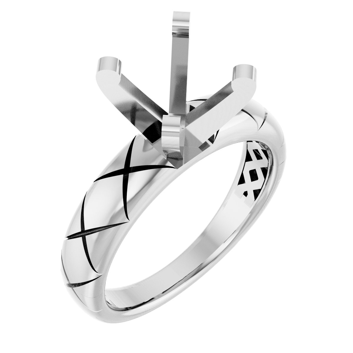 Solitaire Engagement Ring or Band
