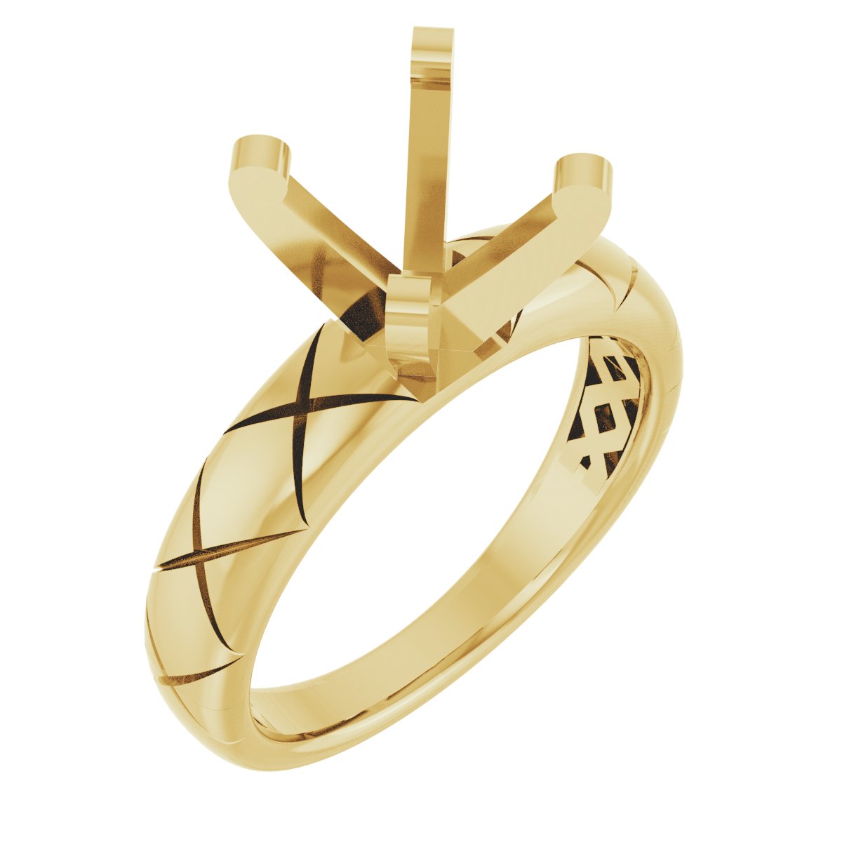 Solitaire Engagement Ring or Band
