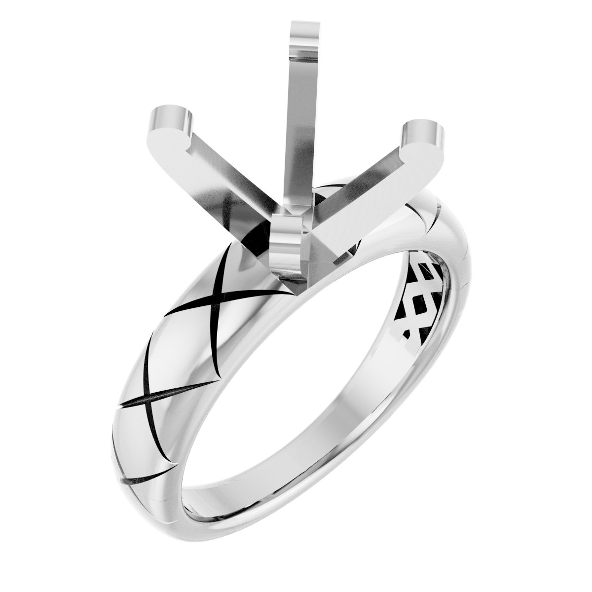 Solitaire Engagement Ring or Band