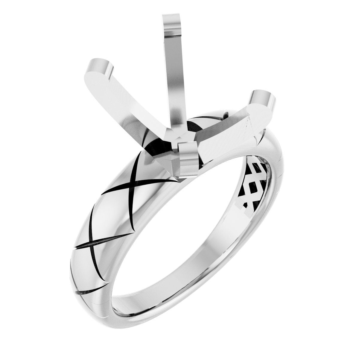Solitaire Engagement Ring or Band