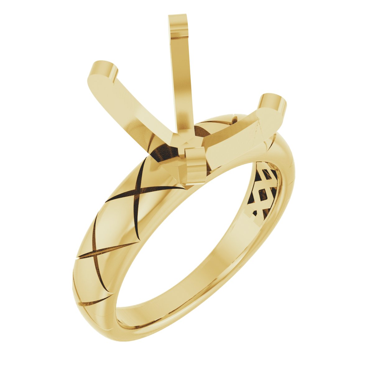 Solitaire Engagement Ring or Band