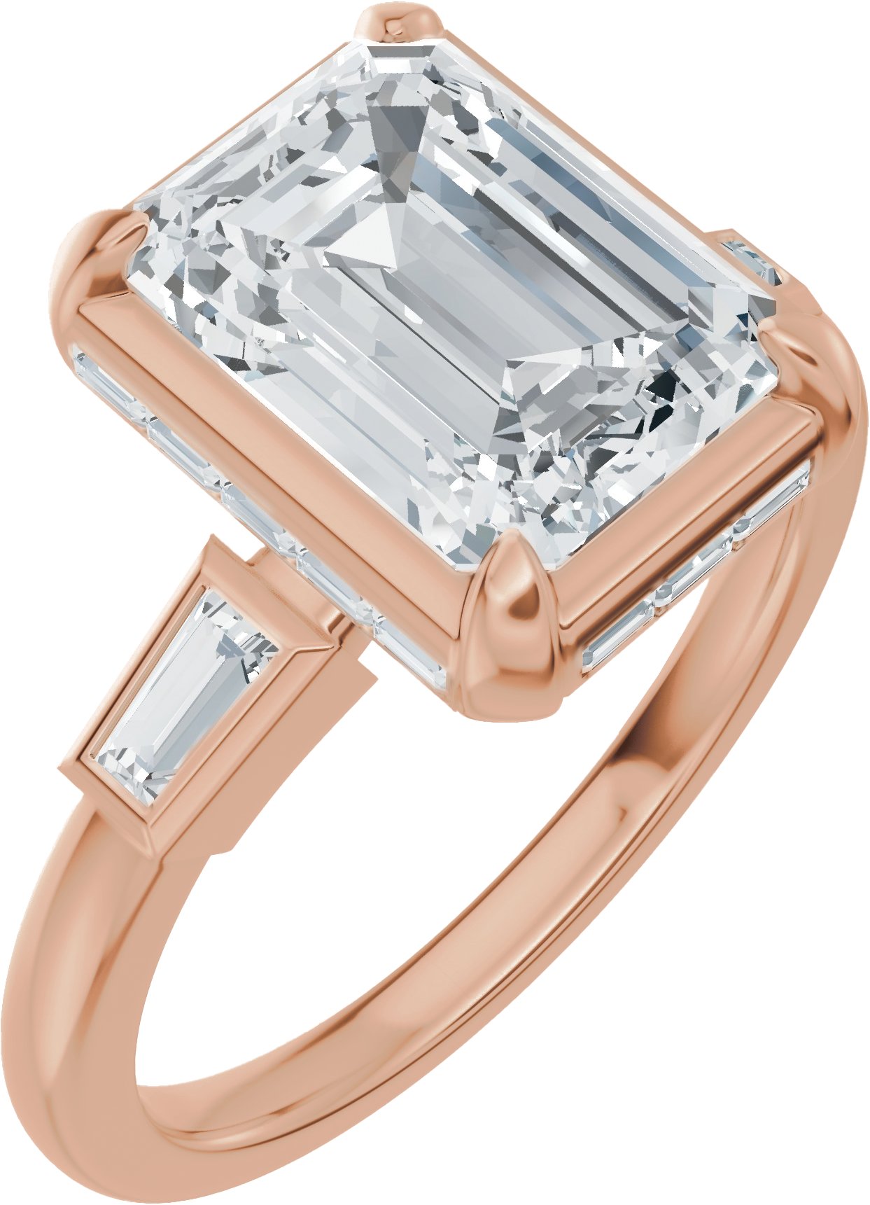 Hidden Halo-Style Engagement Ring or Band