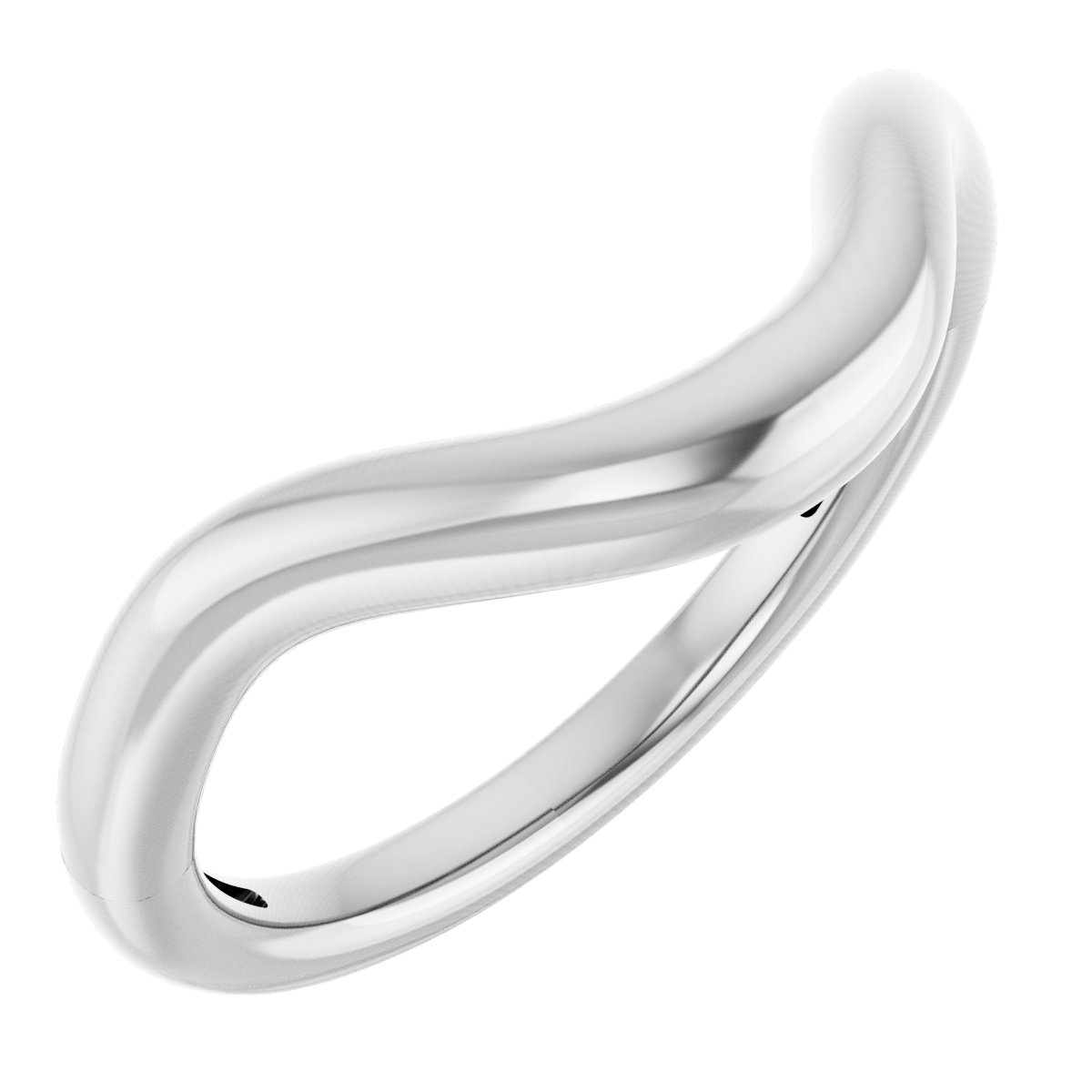 Bezel-Set Solitaire Engagement Ring or Band