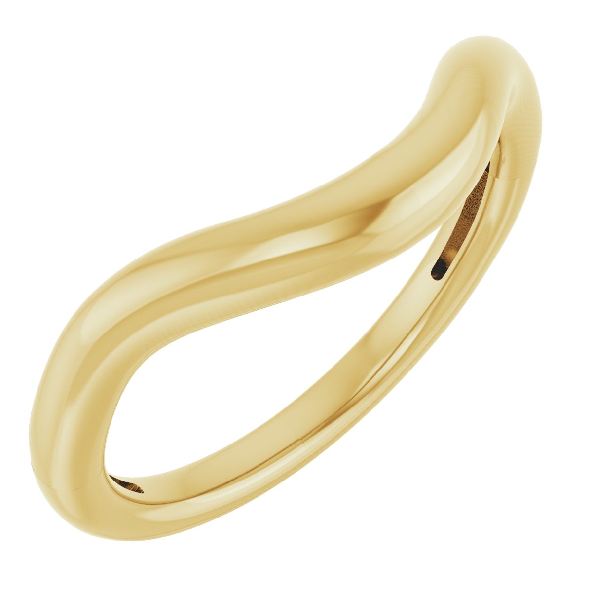 Bezel-Set Solitaire Engagement Ring or Band