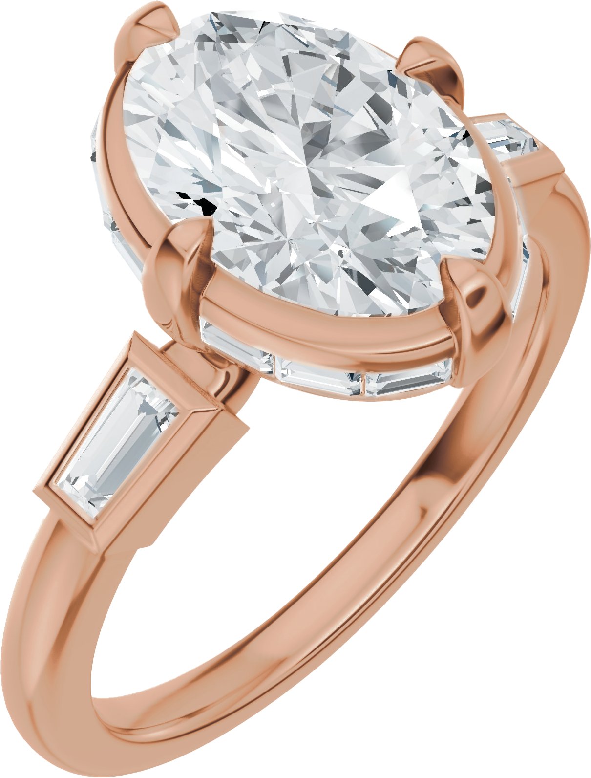 Hidden Halo-Style Engagement Ring or Band