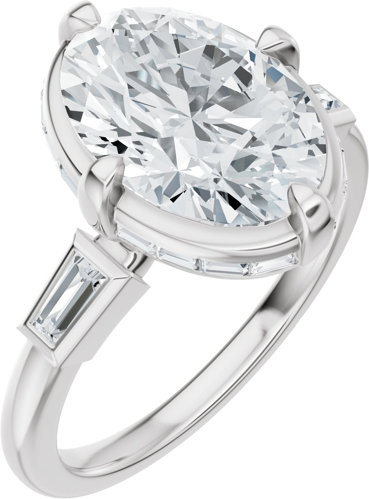 Hidden Halo-Style Engagement Ring or Band