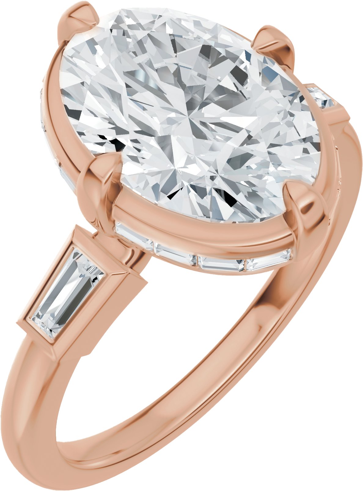 Hidden Halo-Style Engagement Ring or Band