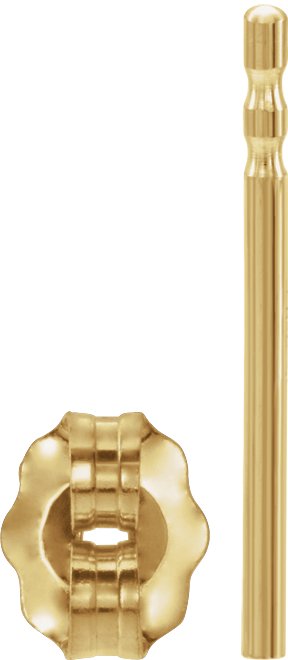 4.2 mm OD Friction Earring Post & Back Set