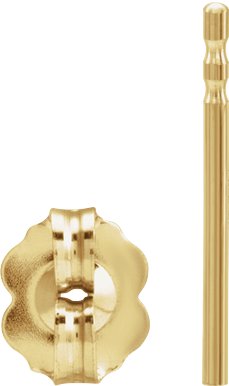 5.2 mm OD Friction Earring Post & Back Set