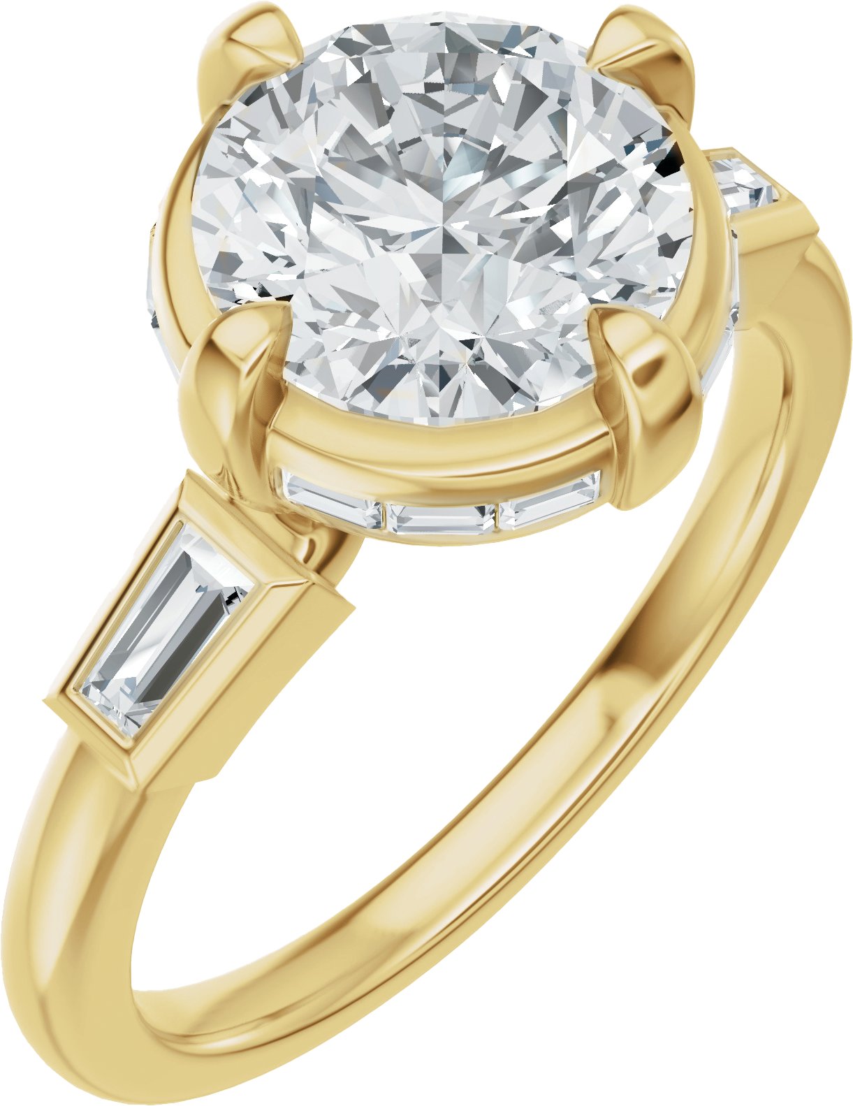Hidden Halo-Style Engagement Ring or Band