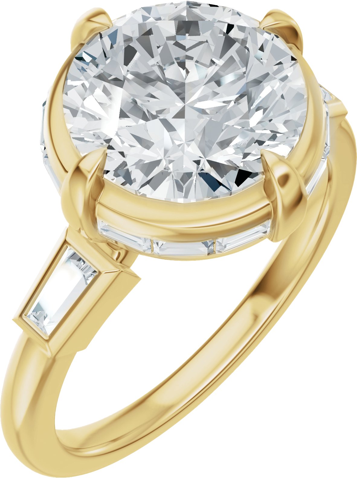 Hidden Halo-Style Engagement Ring or Band