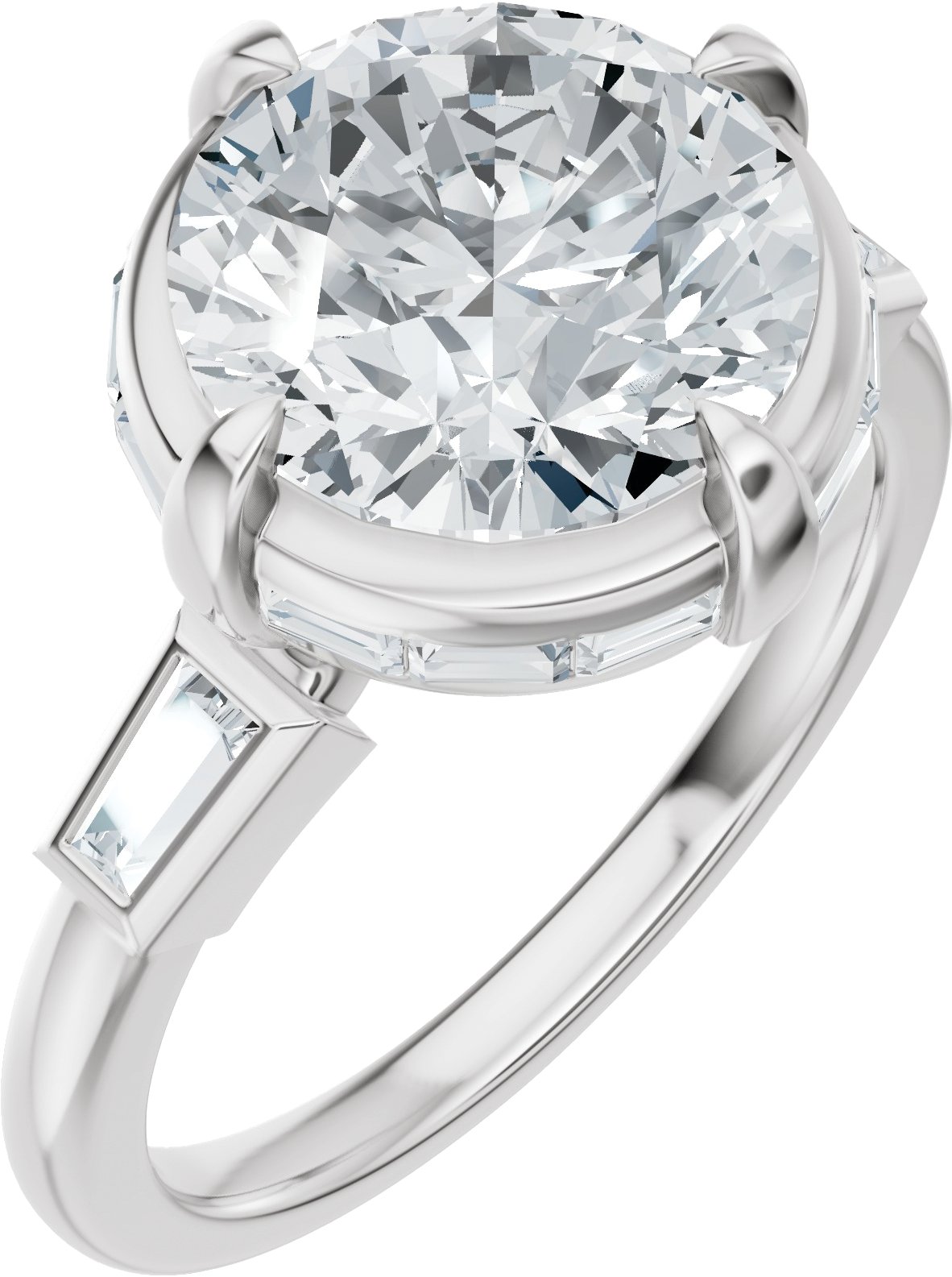 Hidden Halo-Style Engagement Ring or Band