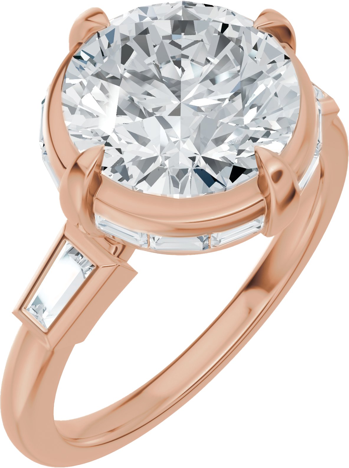 Hidden Halo-Style Engagement Ring or Band