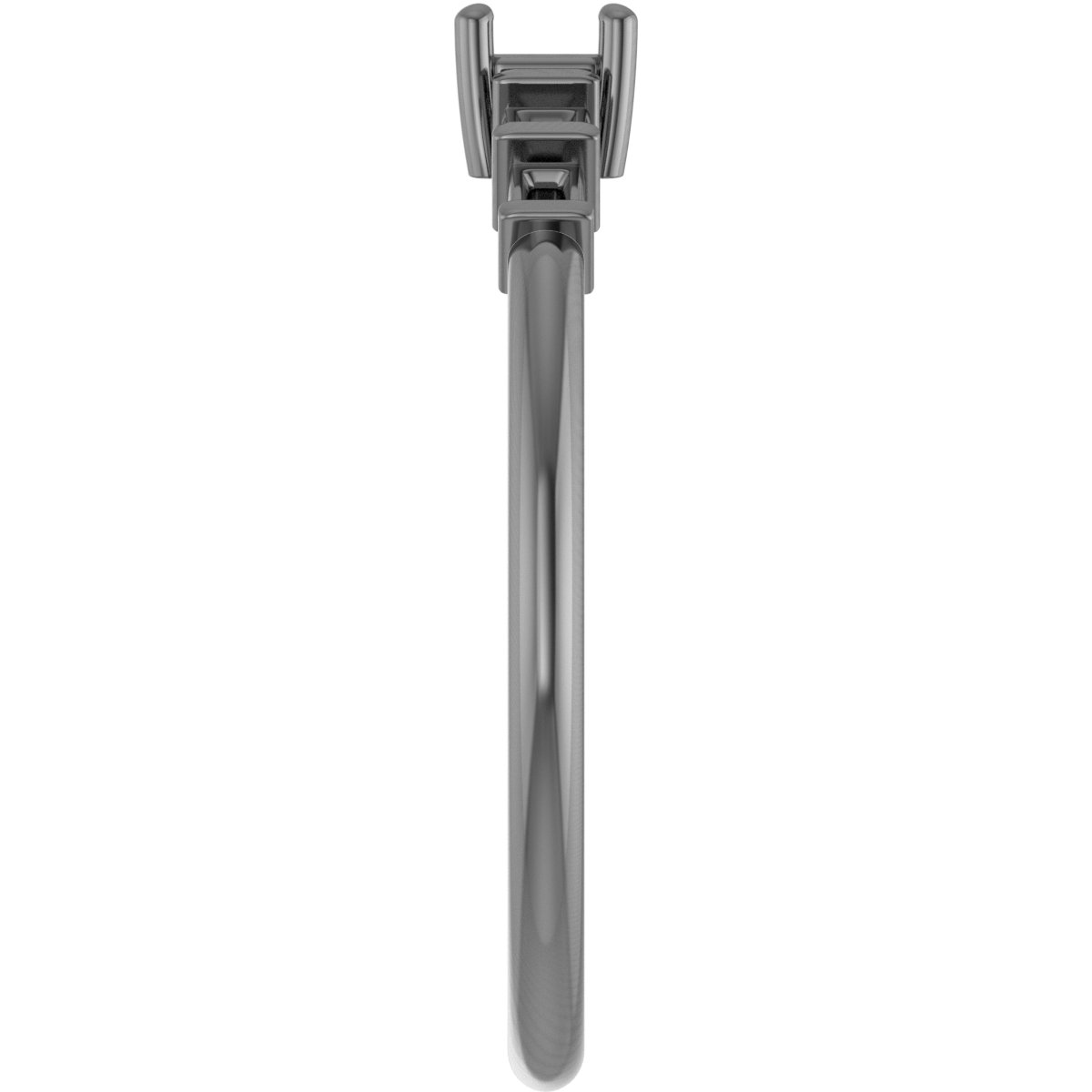 6x3 mm Straight Baguette Ring Mounting view 4