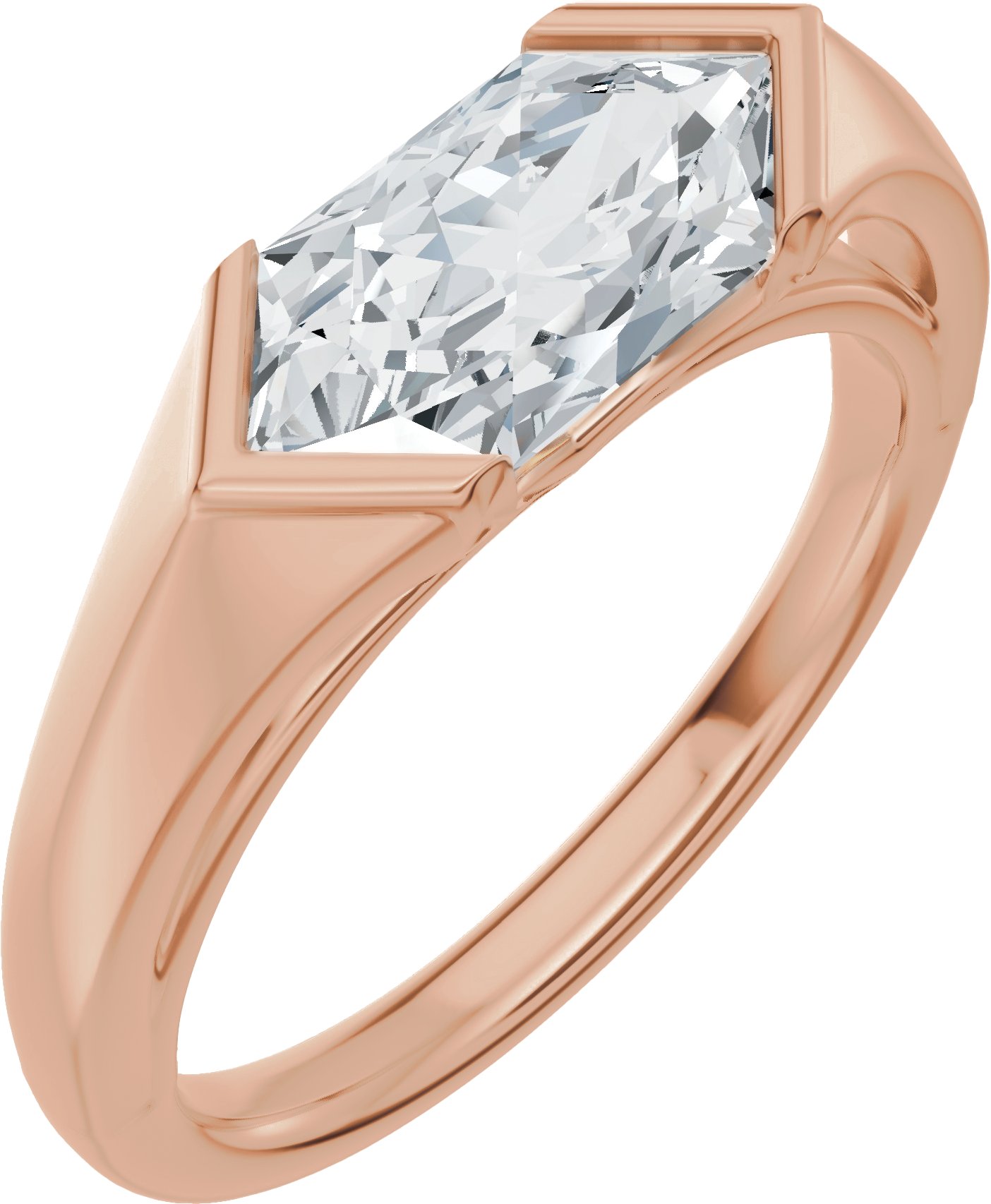 Solitaire Engagement Ring or Band