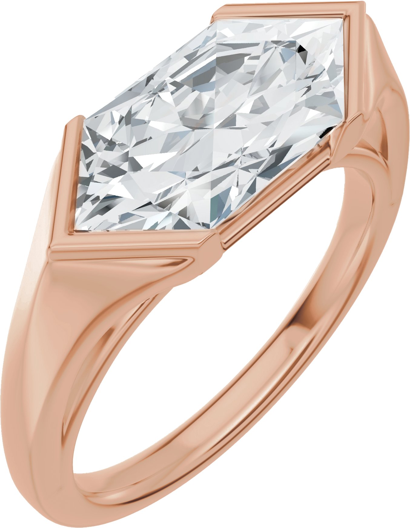 Solitaire Engagement Ring or Band